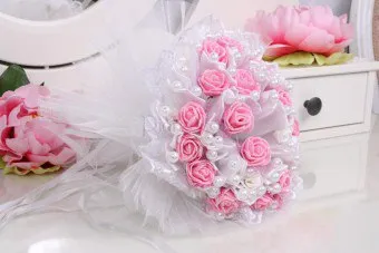 Buchet de nunta cu mâinile lor - Bucurați-vă