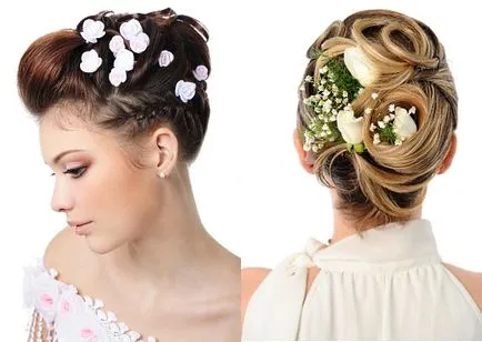 coafura de nunta pentru forma fetei (Coafuri de mireasa cu flori) coafura de nunta pentru forma fetei tale