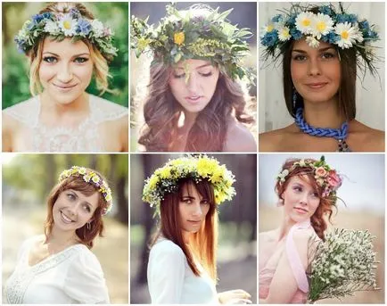 coroană de flori de nunta de la culori naturale sau artificiale - cum de a alege și de a face propriile lor mâini, și fotografii (mireasa) coroană de flori de nunta de la culori naturale sau artificiale - cum de a alege și de a face propriile lor mâini, și fotografii
