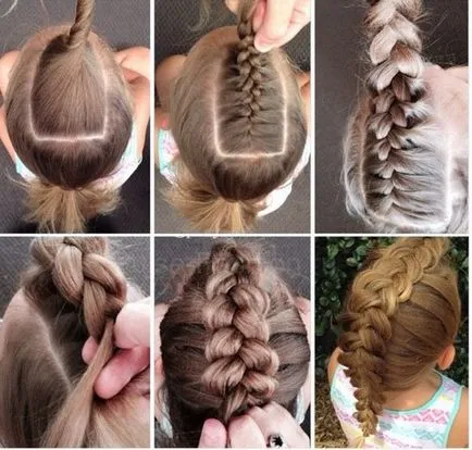 împletiturile Schema de țesut părul lung pas-cu-pas fotografii, moda puls