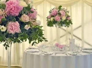 Decorarea sălii pentru ideile de culoare nunta, fotografii și prețurile sunt orientative