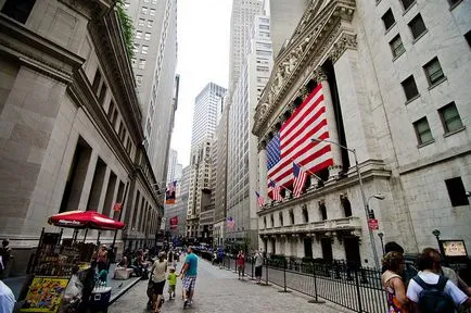 Wall Street, (Wall Street) în New York (perete) Wall Street, (Wall Street) în New York