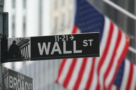 Wall Street, (Wall Street) în New York (perete) Wall Street, (Wall Street) în New York