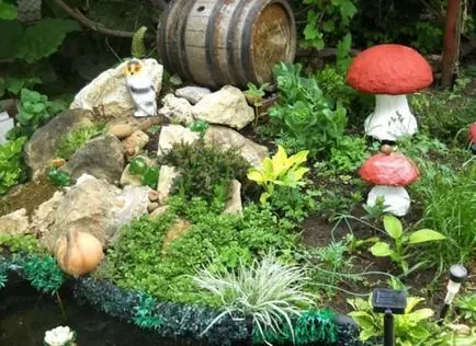 ciuperci decor Plot, cu propriile lor mâini, o clasă de master, foto, video