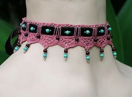 Ornamente cu mâinile lor din mostrele de țesut și master-class (bijuterie) Ornamente cu mâinile lor din mostrele de țesut și master-class