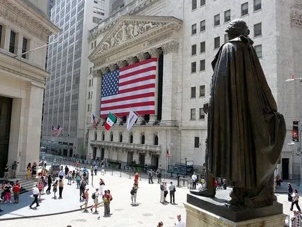 Wall Street, (Wall Street) în New York (perete) Wall Street, (Wall Street) în New York