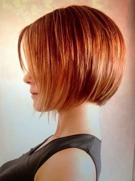 Styling pentru par scurt, cu un volum de fotografie
