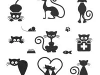 Stencil pentru a decora mâinile lor și șabloane de aplicații