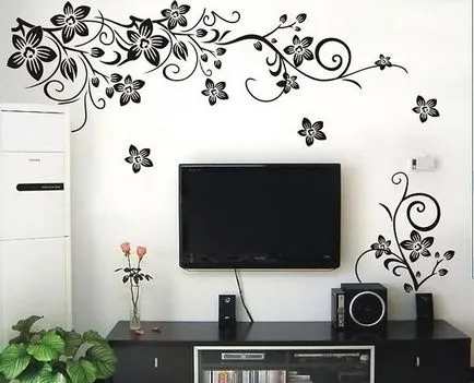 Stencil pentru a decora mâinile lor și șabloane de aplicații