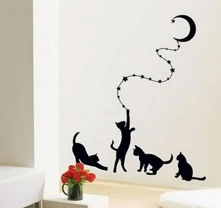 Stencil pentru a decora mâinile lor și șabloane de aplicații