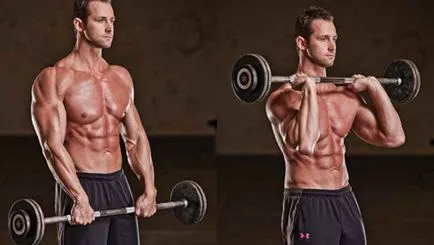 Trei exerciții pentru brachialis biceps pentru masive