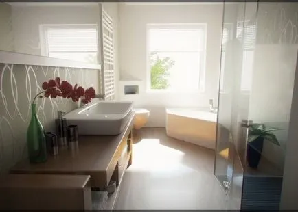 Băi colț de selecție baie și de design de o cameră de 100 de idei gata făcute