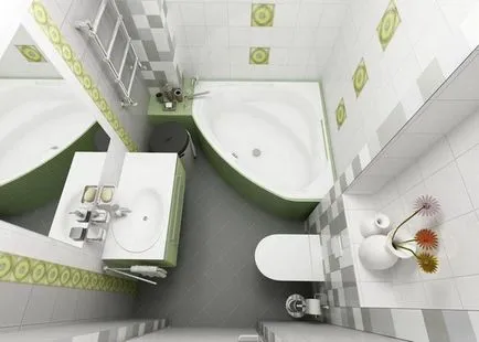 Băi colț de selecție baie și de design de o cameră de 100 de idei gata făcute