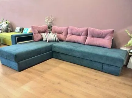 Sofa colțar cu saltea ortopedică