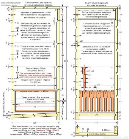 Un stup pentru albine, modul de a face corect un stup, face stup cu mâinile lor (mâini) Un stup pentru albine, modul de a face corect un stup, face stup cu mâinile lor