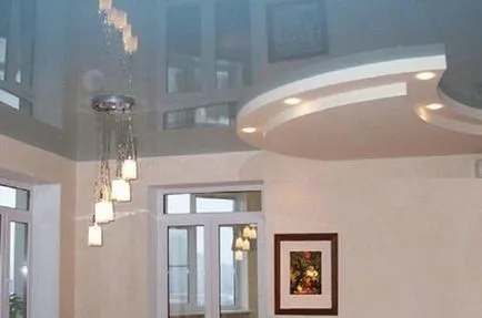 plafon stretch pentru îngrijire, cum să caute plafoane mată, lucioasă și material ca (tensiune) întinde plafon pentru îngrijire, cum să caute plafoane mată, lucioasă și material ca
