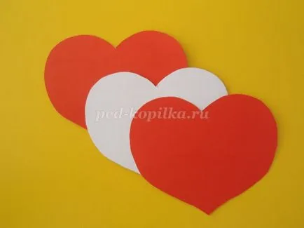 Valentine cu propriile mâini pentru copii preșcolari (pentru a aplica conturul adeziv) Valentine cu propriile sale mâini pentru copiii preșcolari