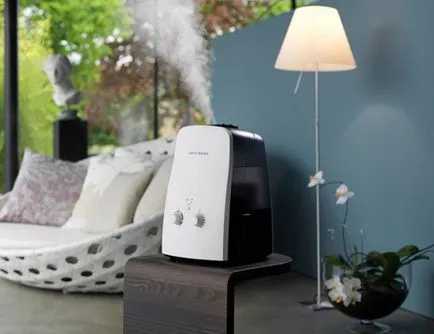 Umidificator cu aparate ionizator și principiul de funcționare (umectant) Umidificator cu aparate ionizator și principiul de funcționare