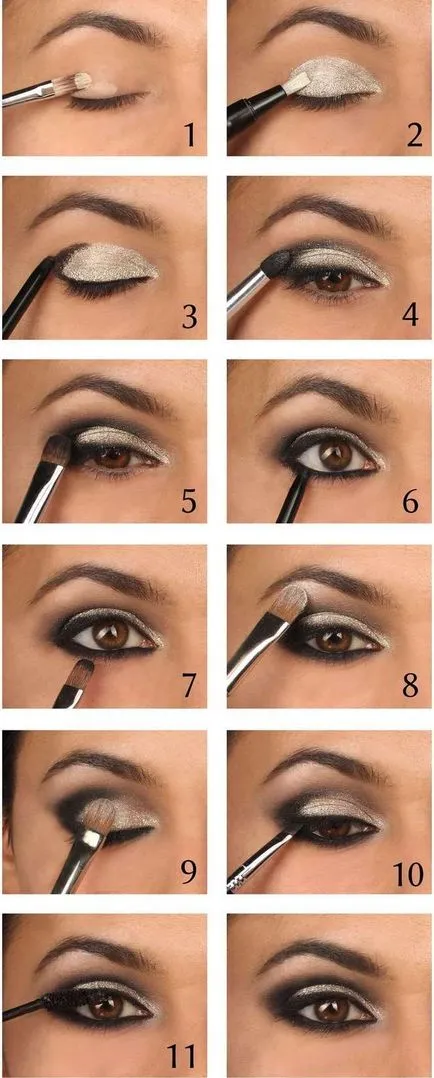 Seara machiaj pas cu pas, cu fotografii și descriere (pas cu pas pentru a face machiaj de seara) Seara make-up pas cu pas, cu fotografii și descriere