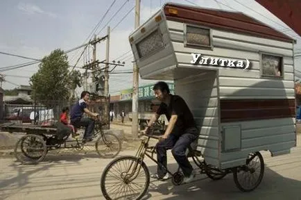 remorcă biciclete biciclete remorcă biciclete de marfă cu mâinile sale