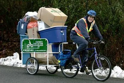 remorcă biciclete biciclete remorcă biciclete de marfă cu mâinile sale