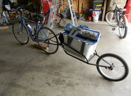 remorcă biciclete cu mâinile lor pe DIY