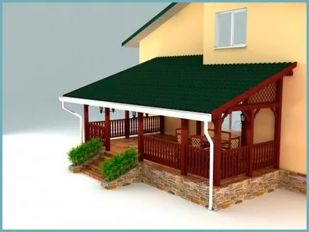 Veranda la casa cu propriile sale mâini desene, fotografii, cum să se atașeze la un pridvor casa din lemn (verandă) Veranda la casa cu propriile sale mâini desene, fotografii, cum să se atașeze la un pridvor casa din lemn