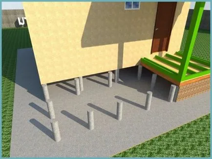Veranda la casa cu propriile sale mâini desene, fotografii, cum să se atașeze la un pridvor casa din lemn (lor) Veranda la casa cu propriile sale mâini desene, fotografii, cum să se atașeze la un pridvor casa din lemn