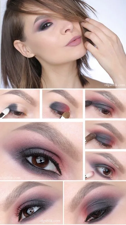 trepte de seara machiaj cu fotografie și descriere (Smokey) Seara make-up pas cu pas, cu fotografii și descriere
