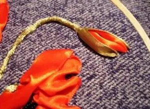 panglici broderie - maci