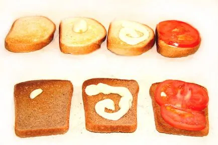 sandwich-uri crocante delicioase cu usturoi și roșii (sandwich-uri de tomate usturoi) sandwich-uri crocante delicioase cu usturoi si rosii