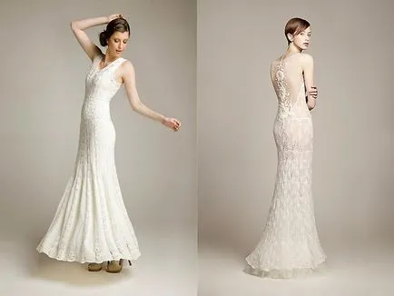 Rochie de mireasa tricotate - un costum unic mireasa (nunta) Tricotate rochie de mireasa - un costum unic de mireasa
