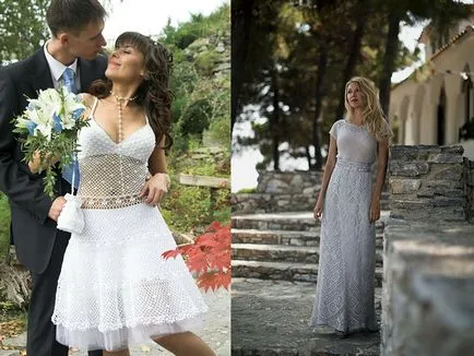 Rochie de mireasa tricotate - un costum unic mireasa (nunta) Tricotate rochie de mireasa - un costum unic de mireasa