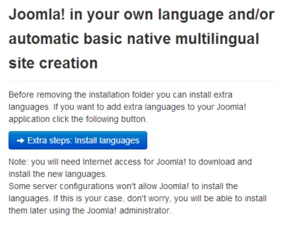 instalarea joomla