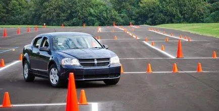 Exercițiile pe circuitul ca testul de conducere