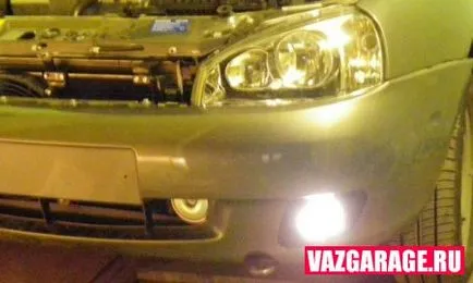 Instalarea protivotumanok pe Lada Priora