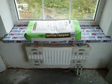 Instalarea pervazul cu propriile sale mâini (prag) Instalarea pervazul cu propriile sale mâini
