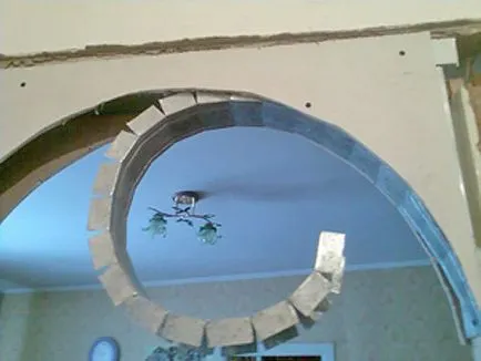 Instalarea unui arc cu mâinile lor