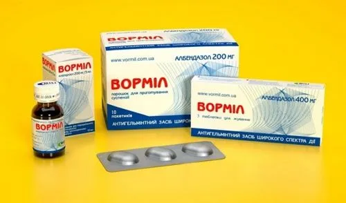 як лікувати лямблії Вормілом