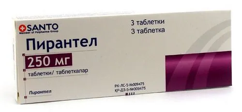 лікувати глисти пирантел