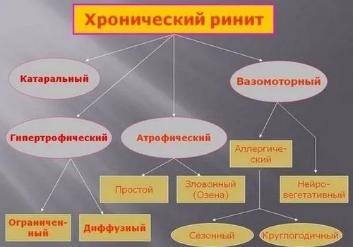 хронічний нежить причини