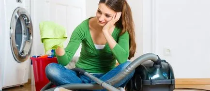 Etern curățarea casei ca o oprire în mod constant pentru a restabili ordinea