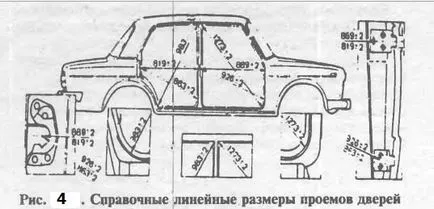 VAZ-2106 - cum să facă corpul repara propriile lor mâini, (configurația din fabrică a corpului) masteravaza VAZ-2106 - cum să facă corpul repara propriile lor mâini, masteravaza