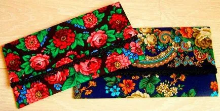 Opțiuni pentru utilizare în formă de batiste mari, fuziune de stiluri