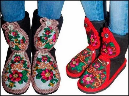 Opțiuni pentru utilizare în formă de batiste mari, fuziune de stiluri