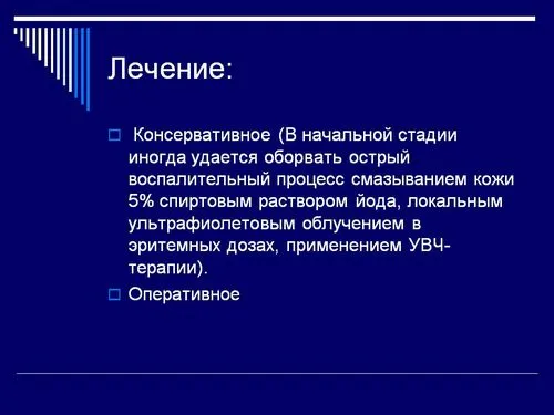 як лікувати фурункул зсередини