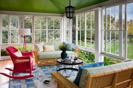 Veranda la cabana cele mai bune idei pentru decorare (casă) Veranda la cabana cele mai bune idei pentru decorare