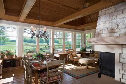 Veranda la cabana cele mai bune idei pentru decorare (casă) Veranda la cabana cele mai bune idei pentru decorare