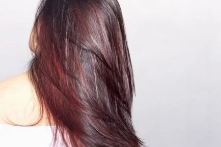 Forme și tehnici de colorare pe fotografie parul inchis la culoare