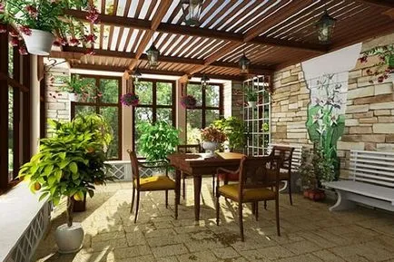 Veranda la cabana cele mai bune idei pentru design (verandă) Veranda la cabana cele mai bune idei pentru decorare